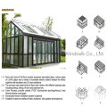 Casa de vidro de flor de alumínio, marquise, guarda-sol (FT-S)